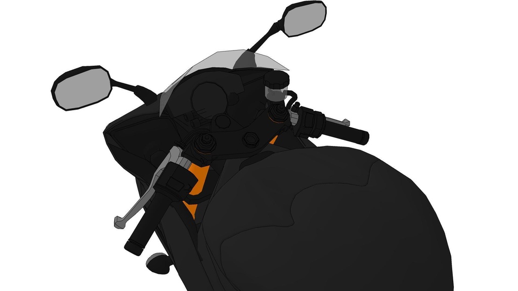 【3D素材】バイク