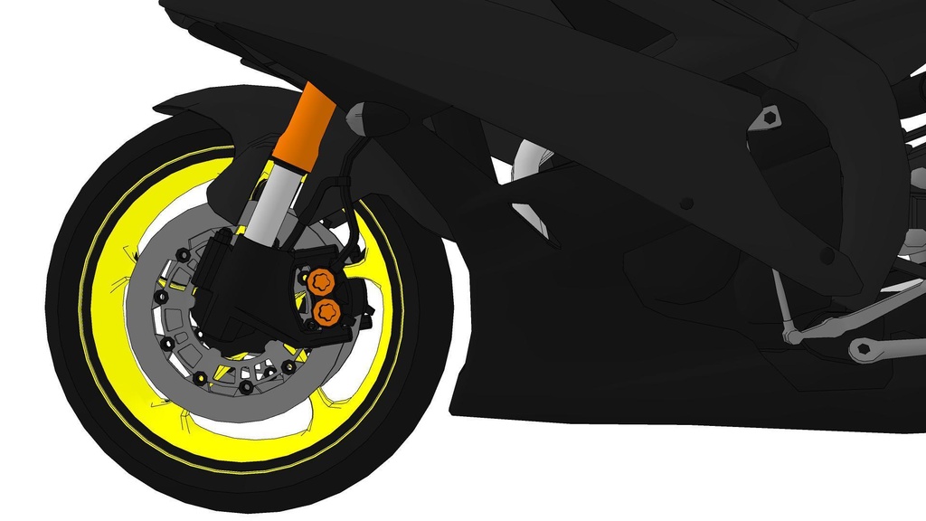 【3D素材】バイク