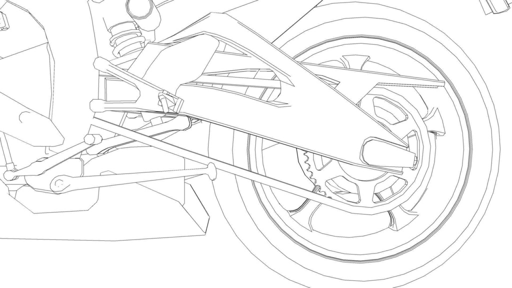 【3D素材】バイク