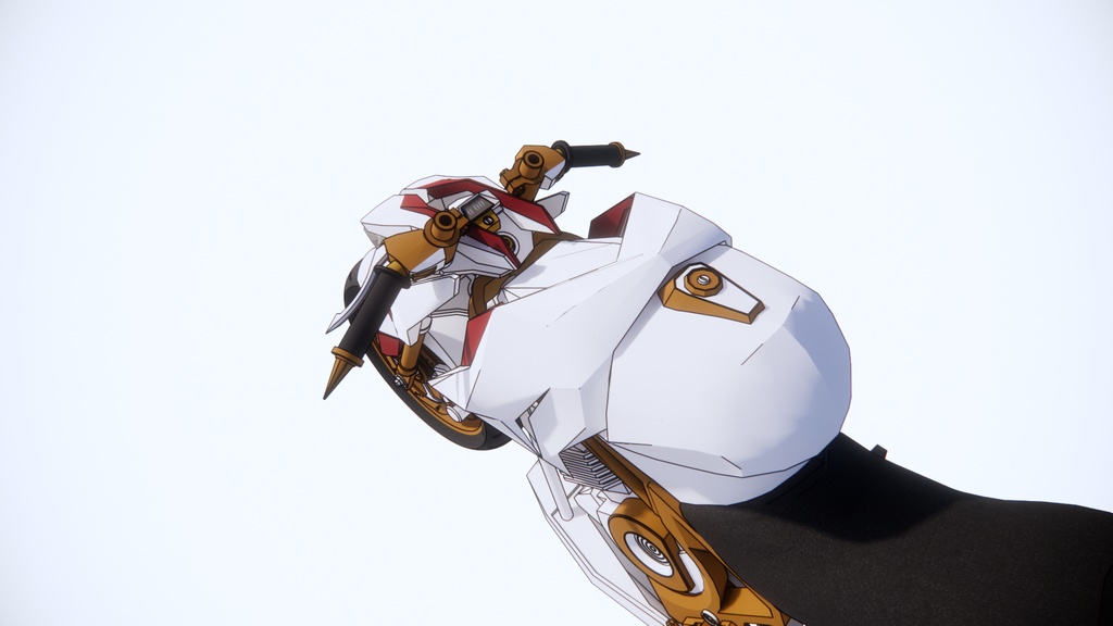 【3D素材】バイク