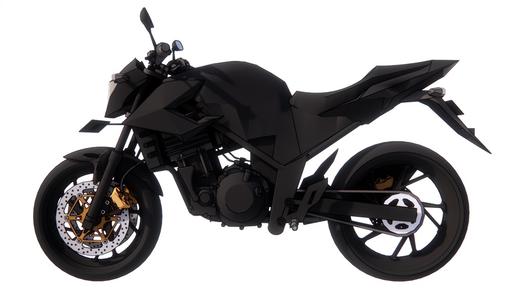 【3D素材】バイク