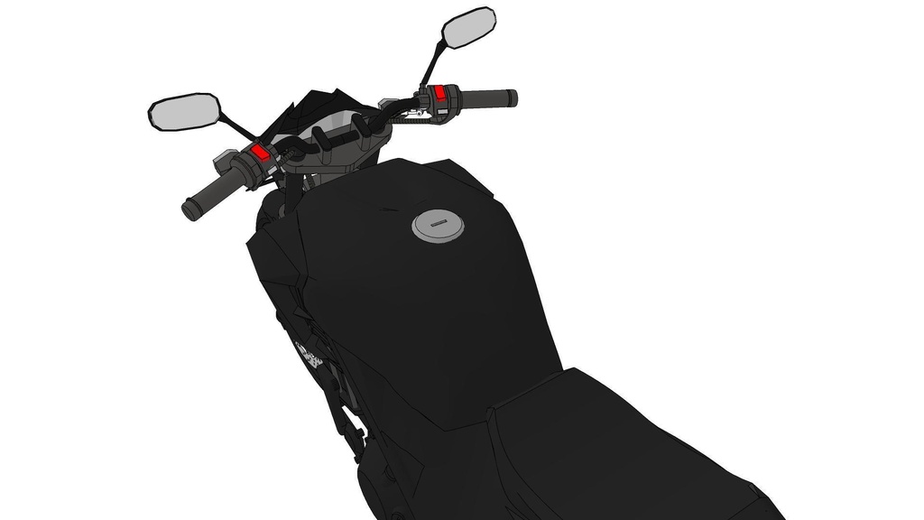 【3D素材】バイク