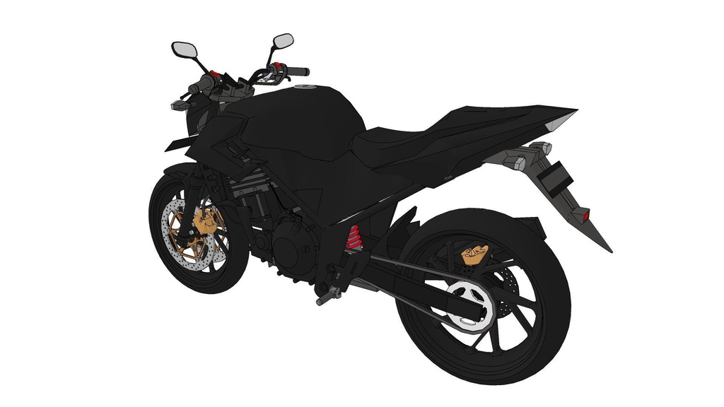 【3D素材】バイク