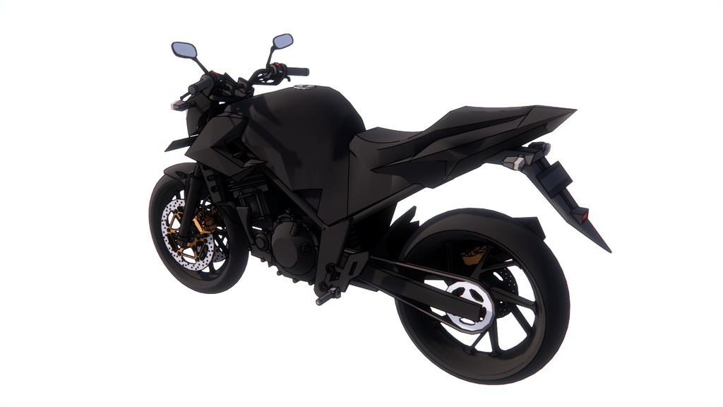 【3D素材】バイク