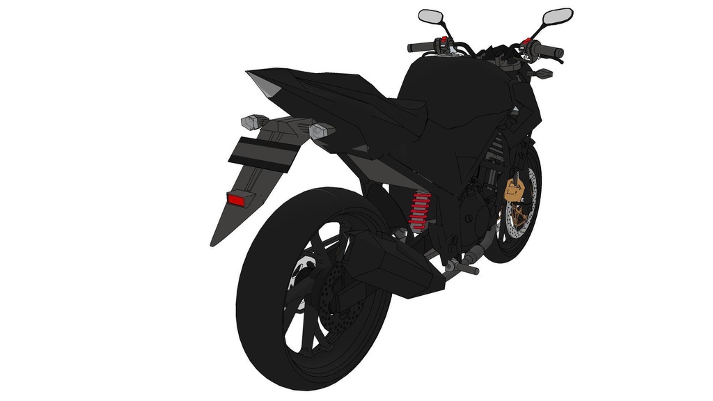 【3D素材】バイク