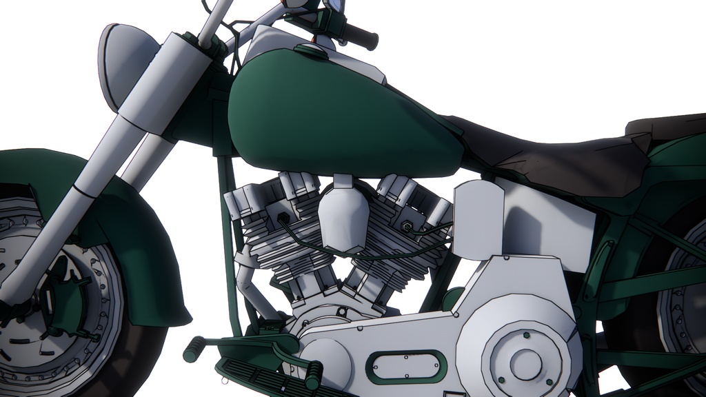 【3D素材】バイク