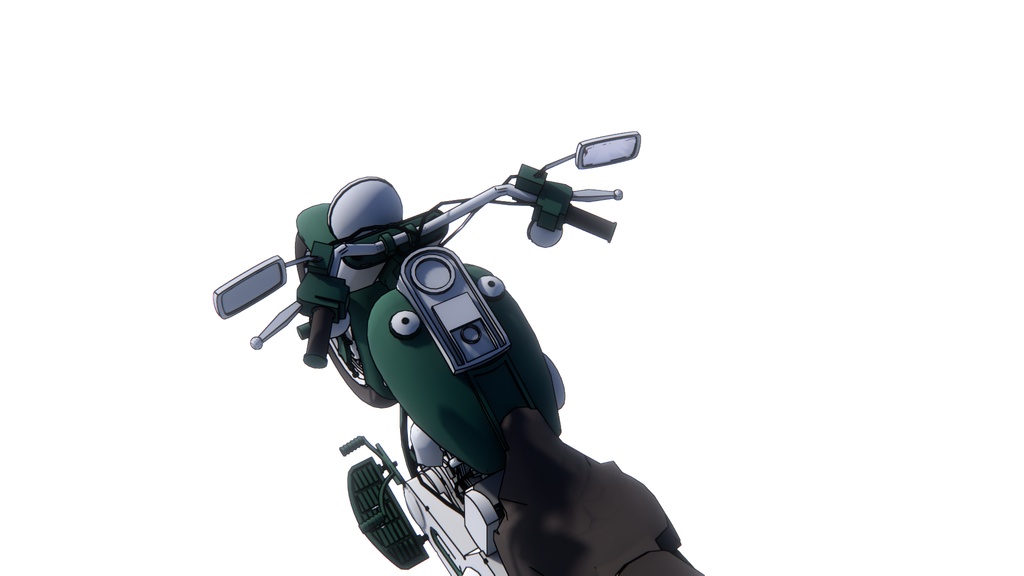 【3D素材】バイク