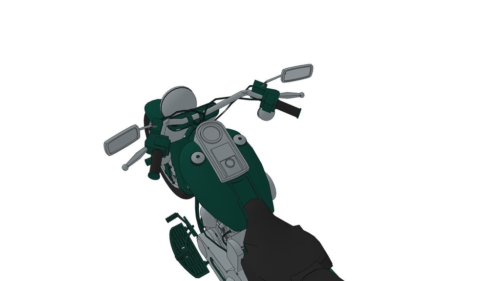 【3D素材】バイク