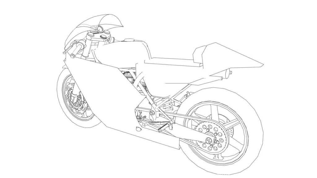 【3D素材】バイク