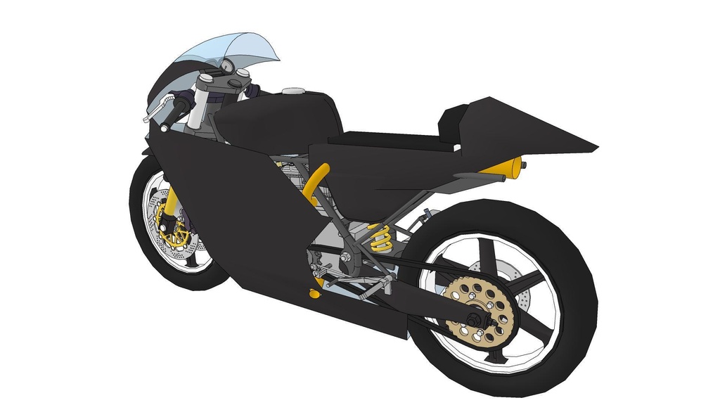 【3D素材】バイク