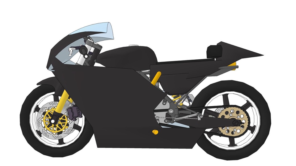 【3D素材】バイク