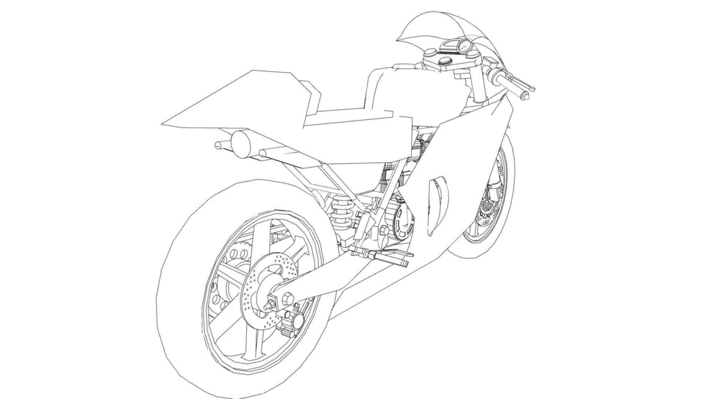 【3D素材】バイク