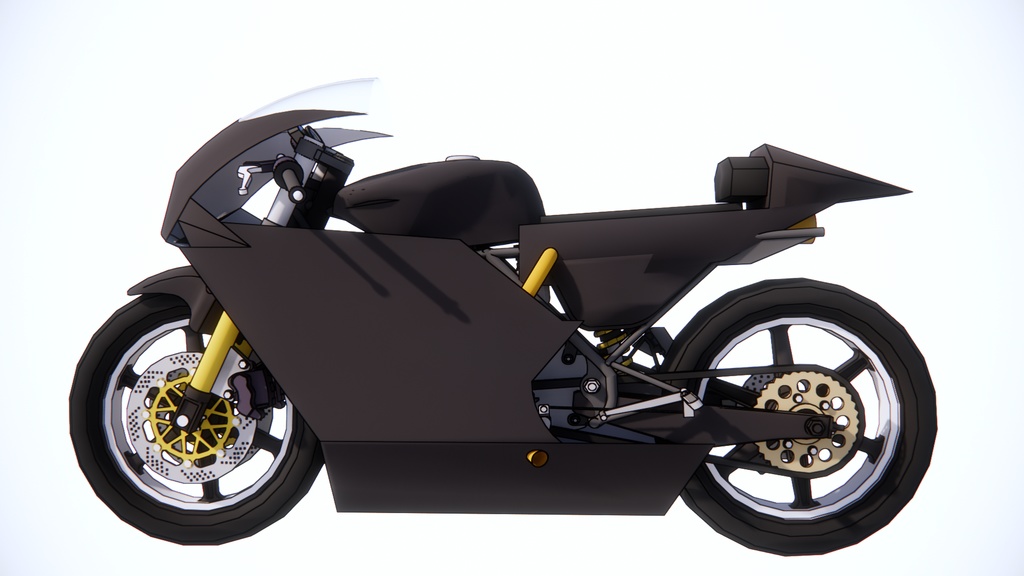 【3D素材】バイク