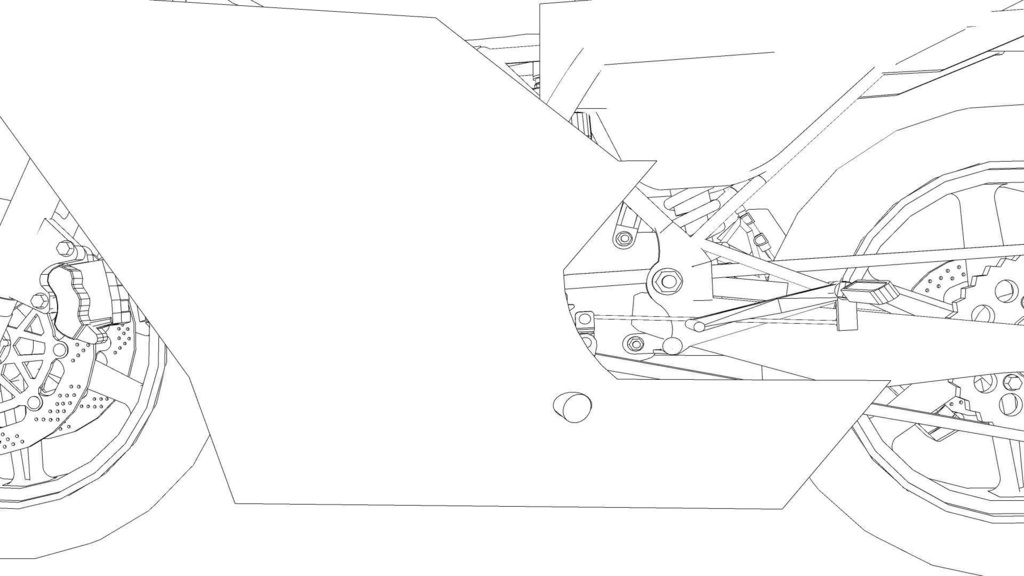 【3D素材】バイク