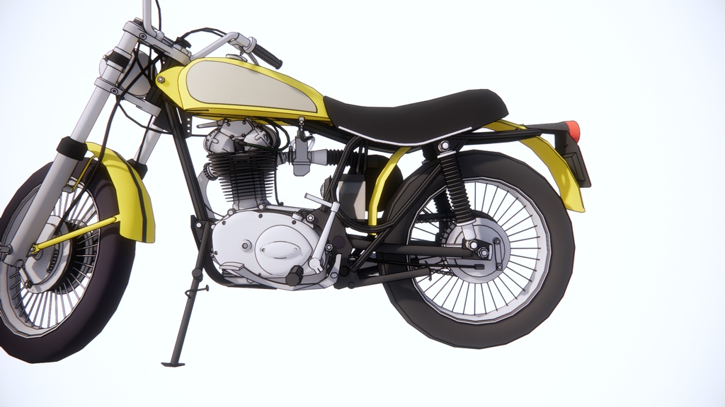 【3 dモデル】オートバイのアンサンブル