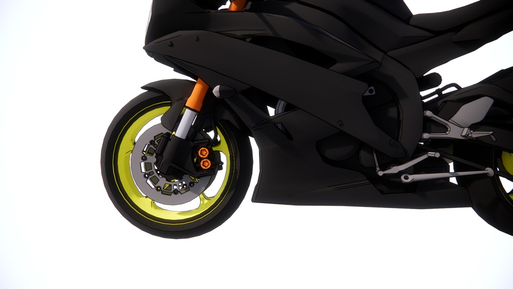 【3 dモデル】オートバイのアンサンブル