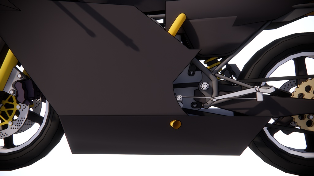 【3 dモデル】オートバイのアンサンブル