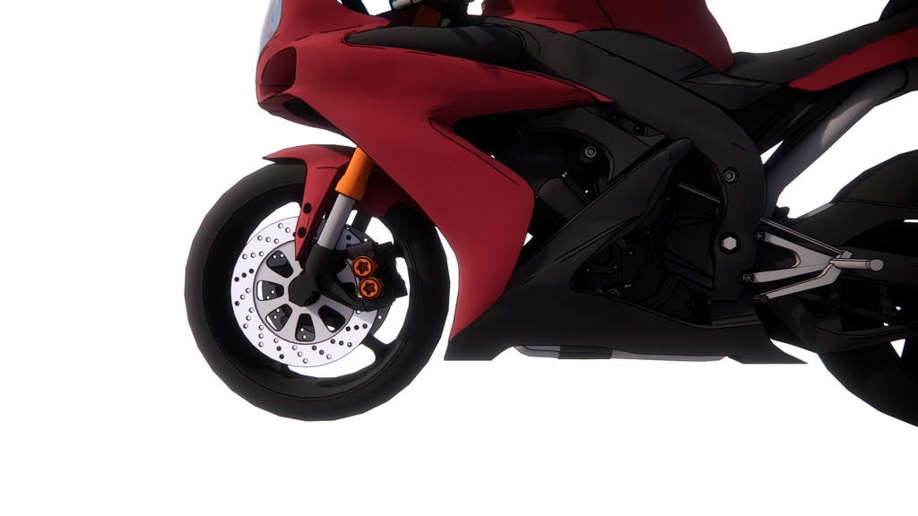 【3 dモデル】オートバイのアンサンブル