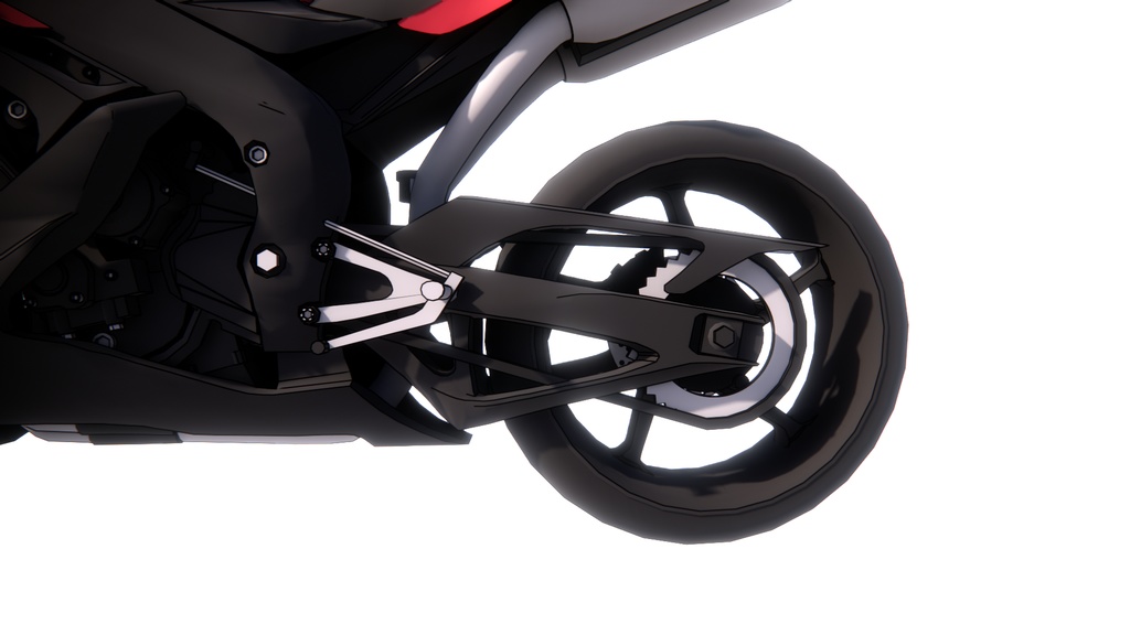 【3 dモデル】オートバイのアンサンブル