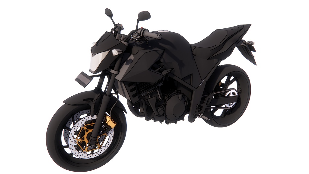 【3 dモデル】オートバイのアンサンブル