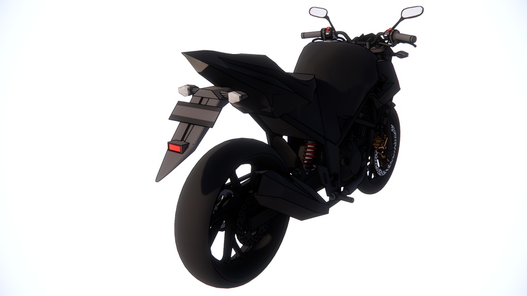 【3 dモデル】オートバイのアンサンブル