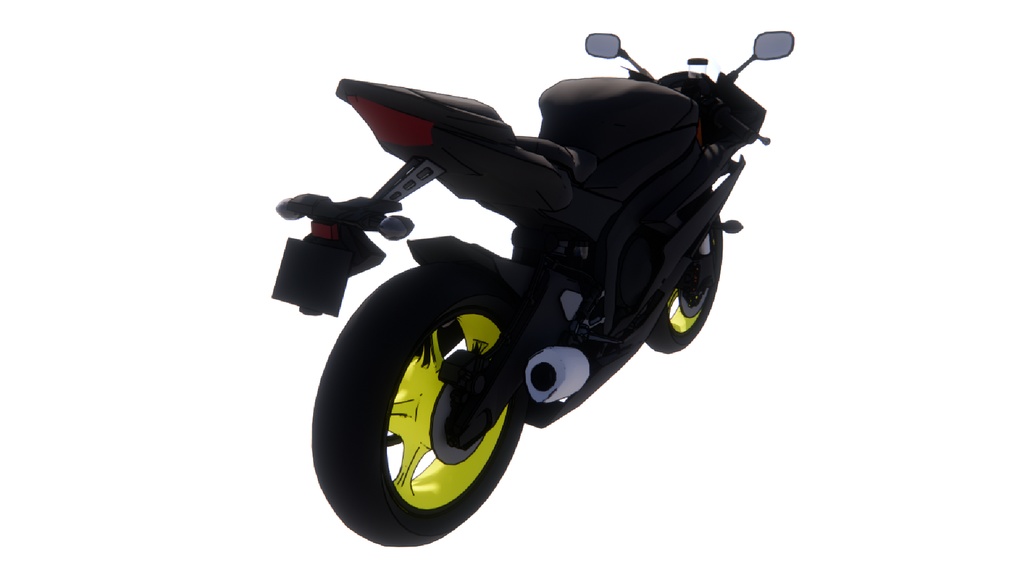 【3 dモデル】オートバイのアンサンブル