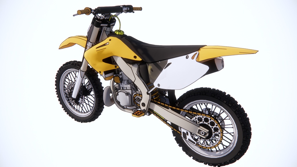 【3 dモデル】オートバイのアンサンブル