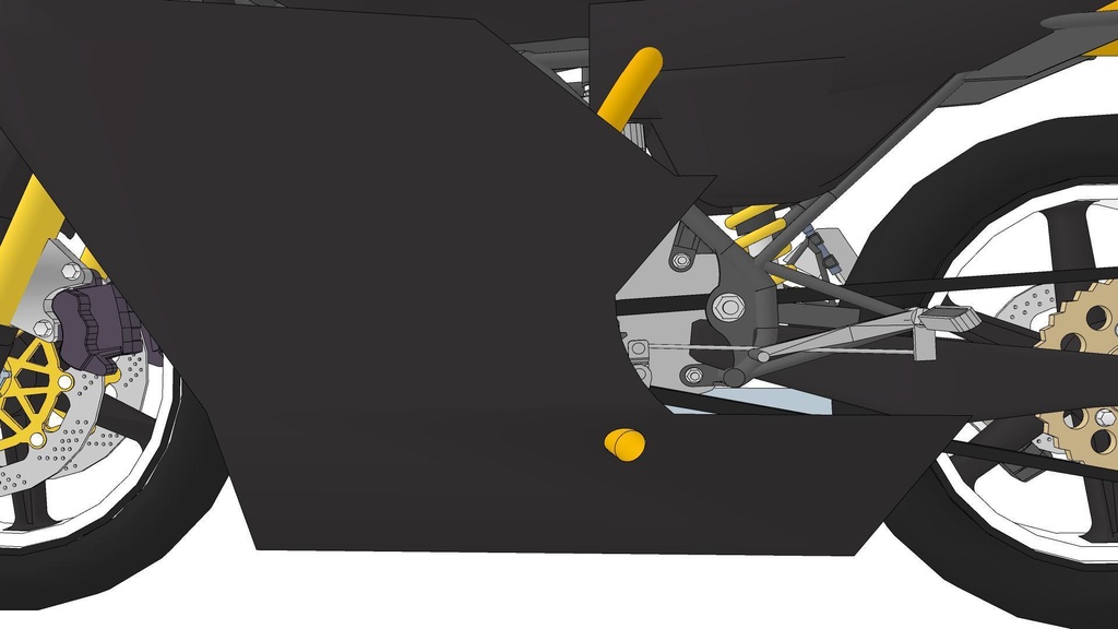 【3 dモデル】オートバイのアンサンブル