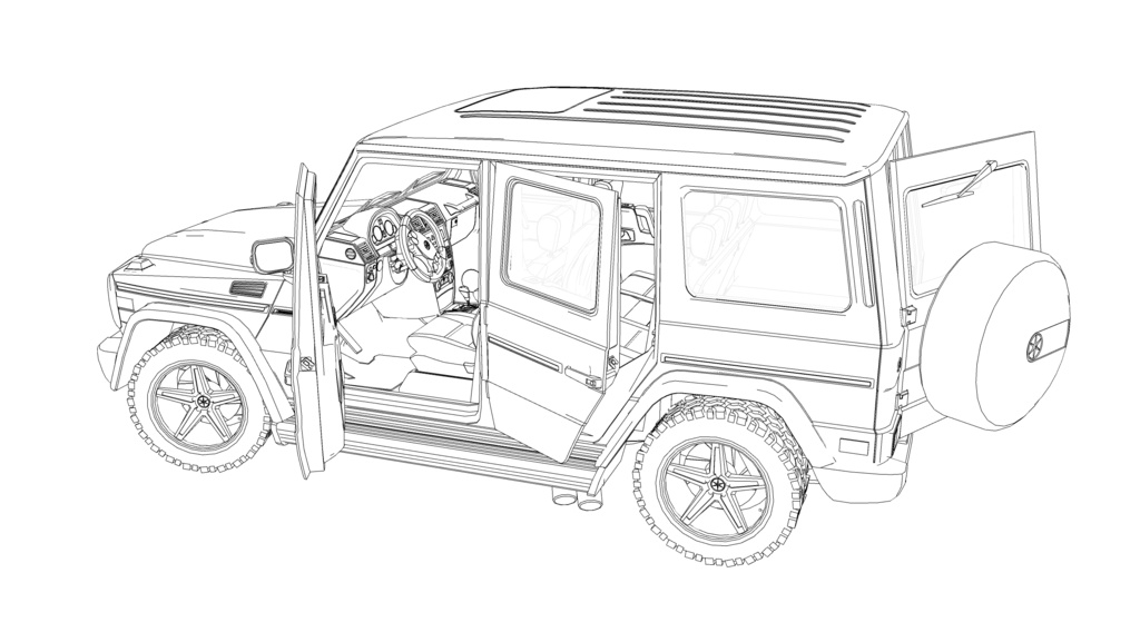 动态组件丰富的轿车+跑车+SUV+越野车+商务车(11个