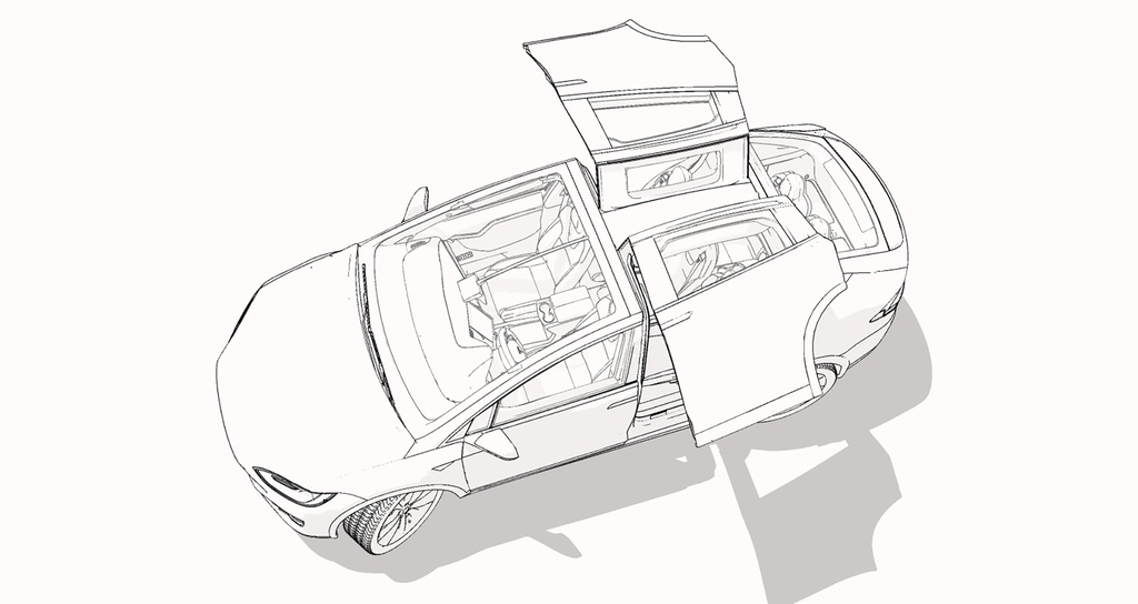动态组件丰富的轿车+跑车+SUV+越野车+商务车(11个