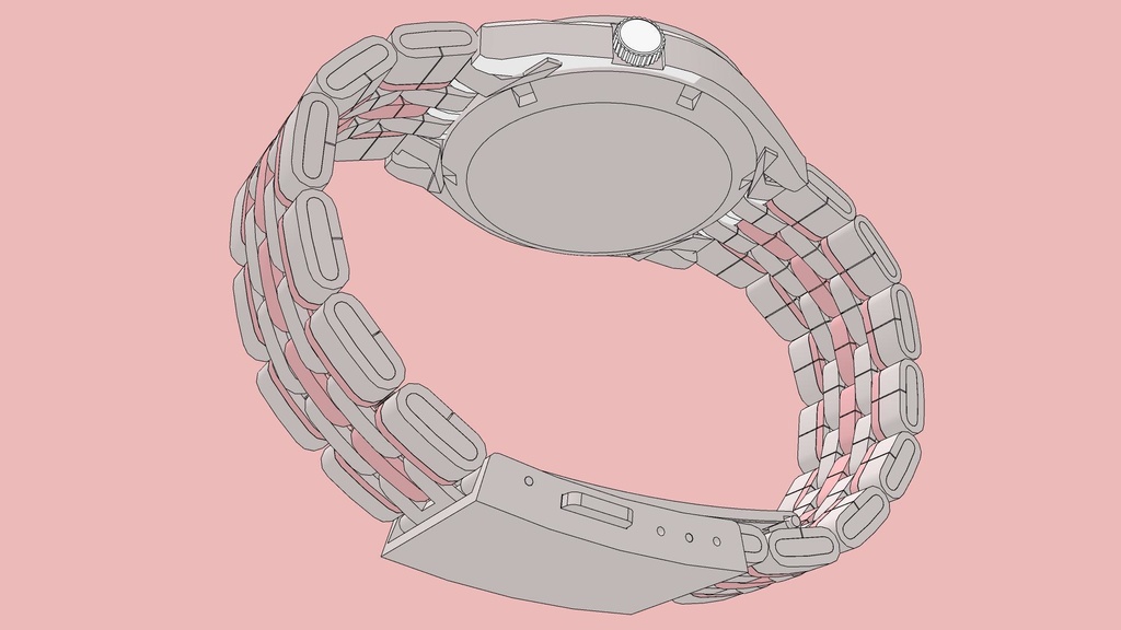 可调时间的女士手表