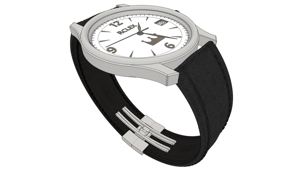 可以随时间调整的各种颜色的手表