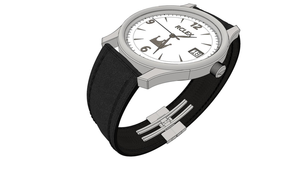 可以随时间调整的各种颜色的手表