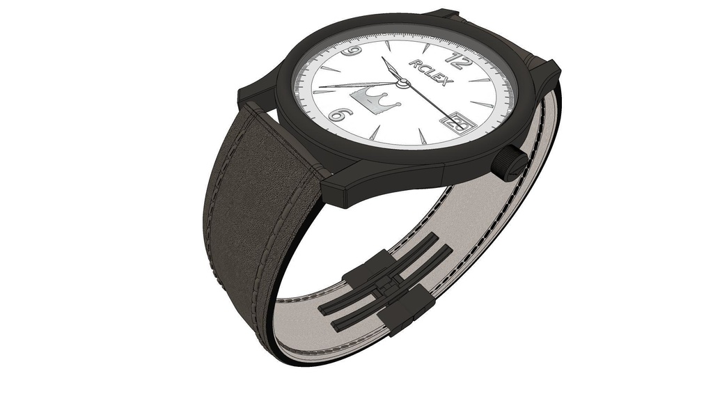 可以随时间调整的各种颜色的手表