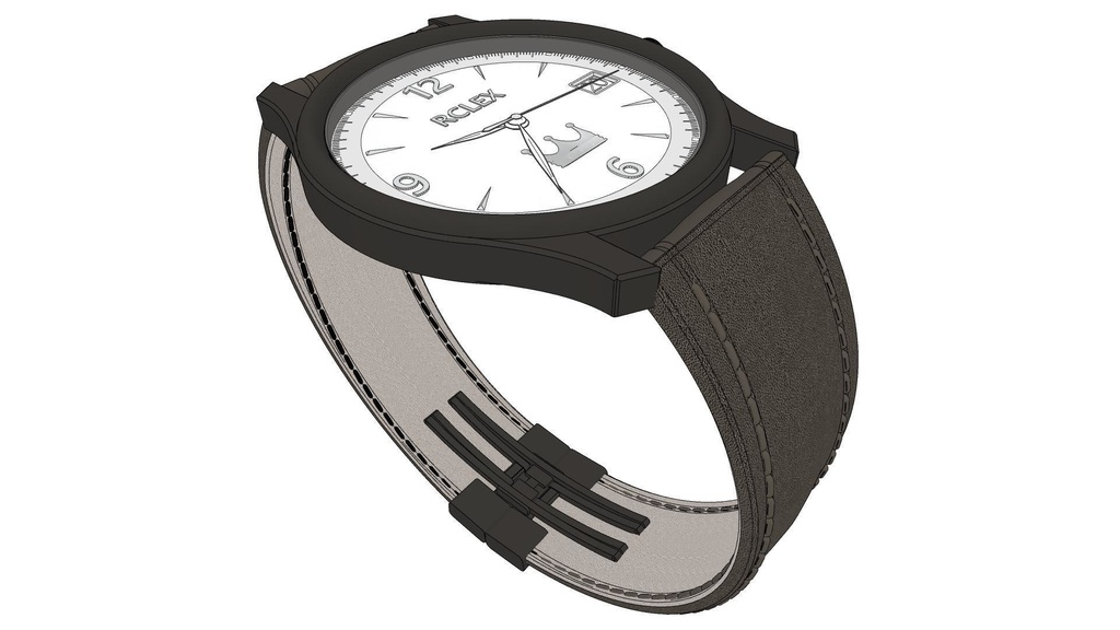 可以随时间调整的各种颜色的手表