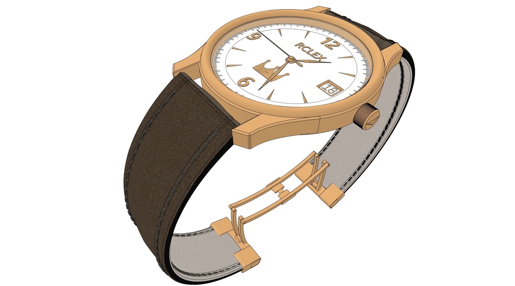 可以随时间调整的各种颜色的手表