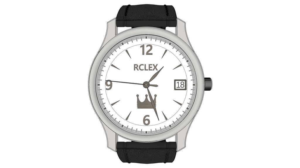 可以随时间调整的各种颜色的手表