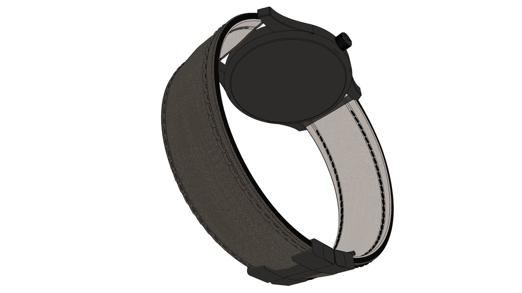 可以随时间调整的各种颜色的手表