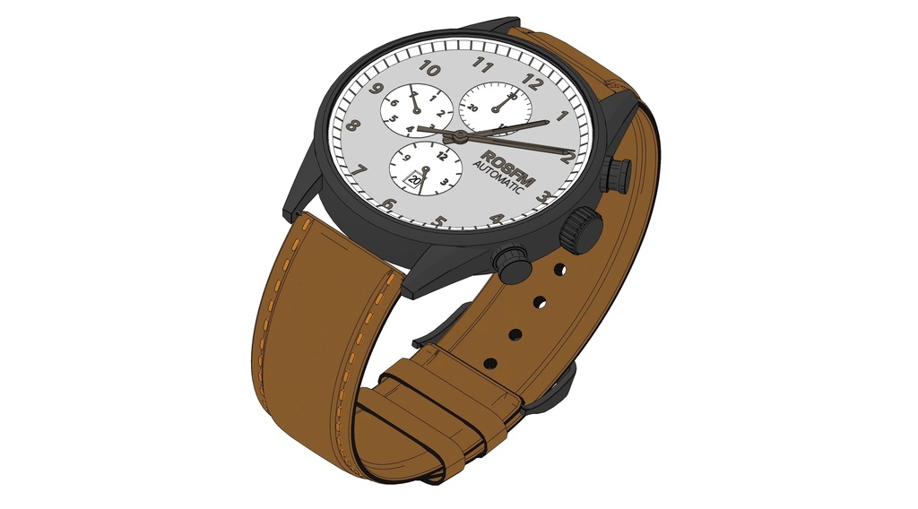 可以随时间调整的各种颜色的手表2