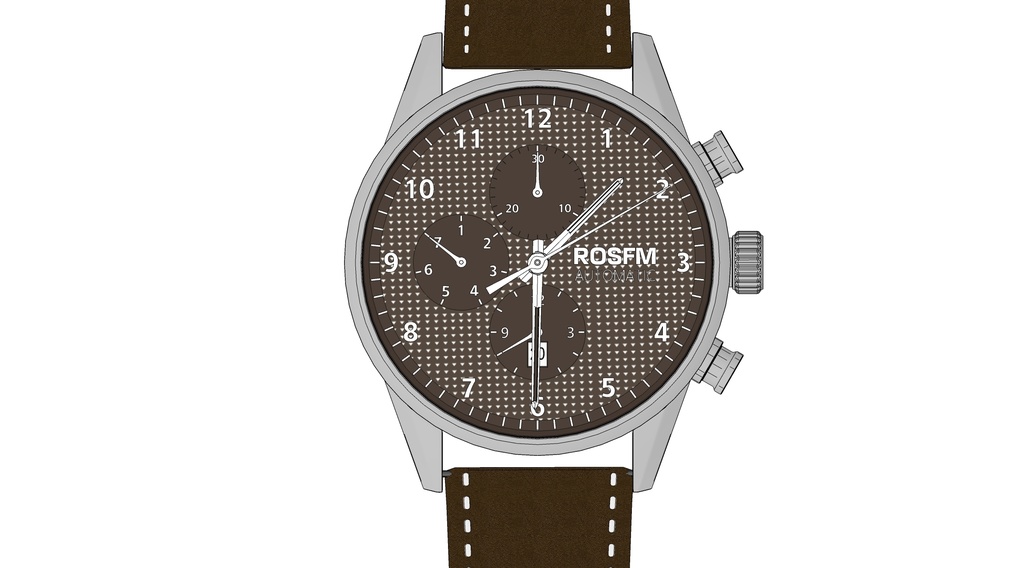 可以随时间调整的各种颜色的手表2