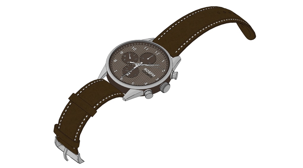 可以随时间调整的各种颜色的手表2