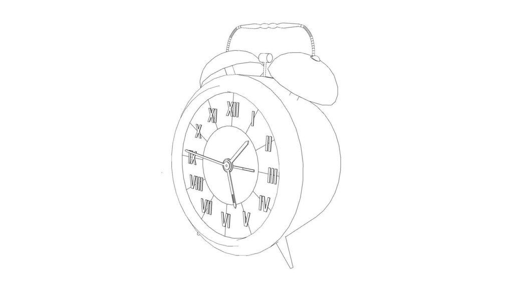 多种颜色的闹钟