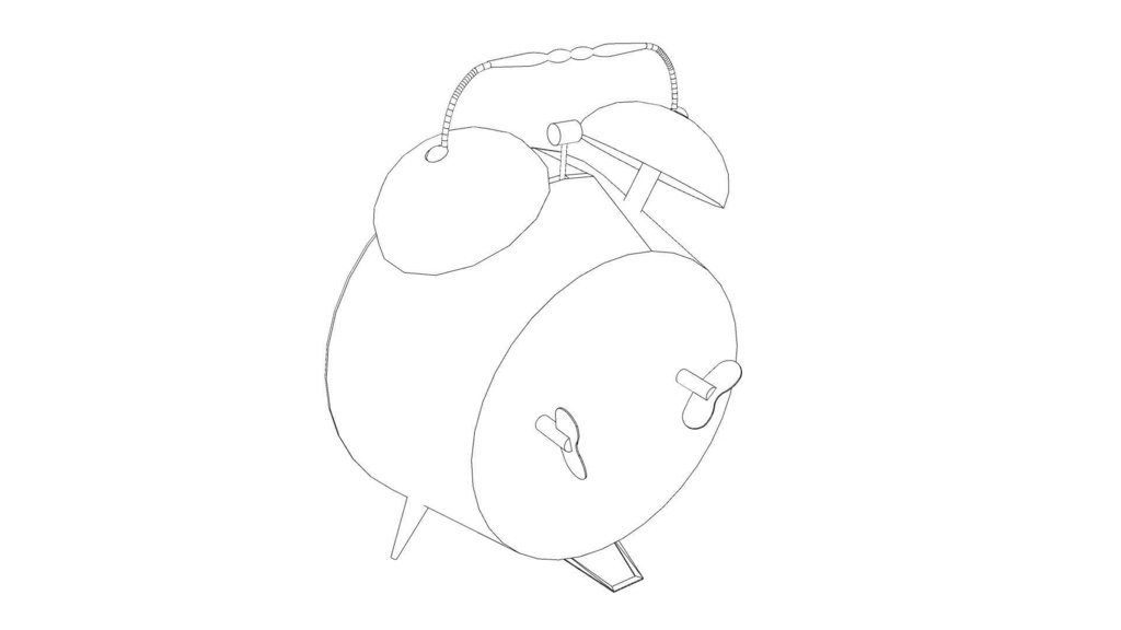 多种颜色的闹钟