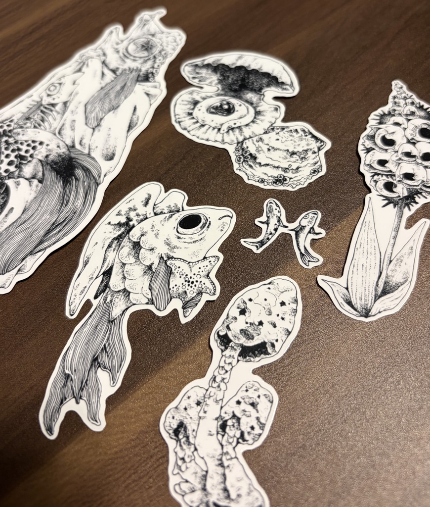 星座ステッカー【魚座】