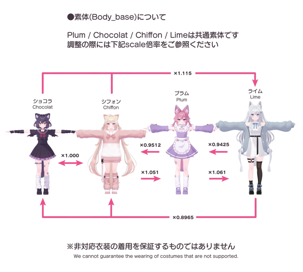 シフォン -Chiffon-【オリジナル3Dモデル】