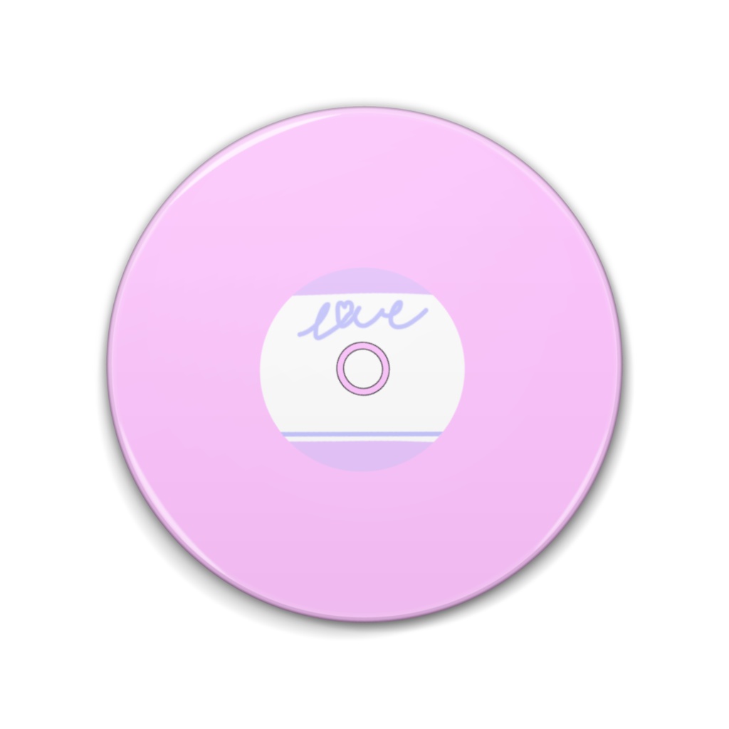 ♡ゆめいろレコード缶バッヂ♡