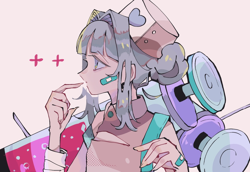 ポストカード　ナース