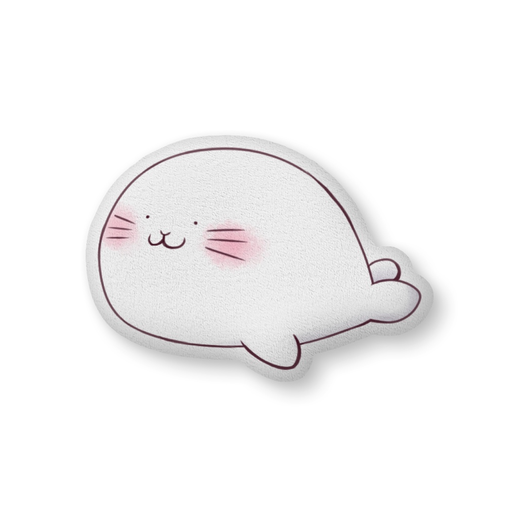 あざらしのまものちゃんふかふかクッション(2サイズ)