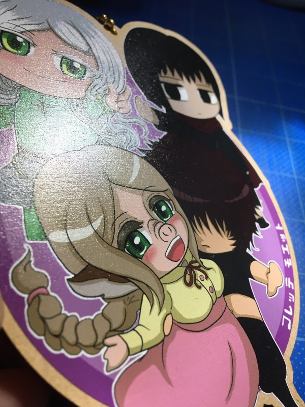 コレッテモエットウッドキーホルダー