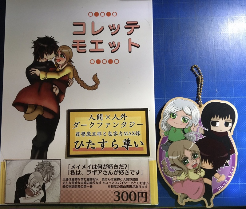 コレッテモエットウッドキーホルダー